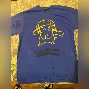 Pokémon pikachu custom men’s t shirt size medium